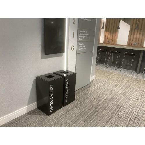 Silverline Metal Square Bin (50L, 100L or 150L) Litter Bins BSQ7H Active Group  | Business Supplies. Workwear. Furniture. Promotional Merchandise. Business Technology