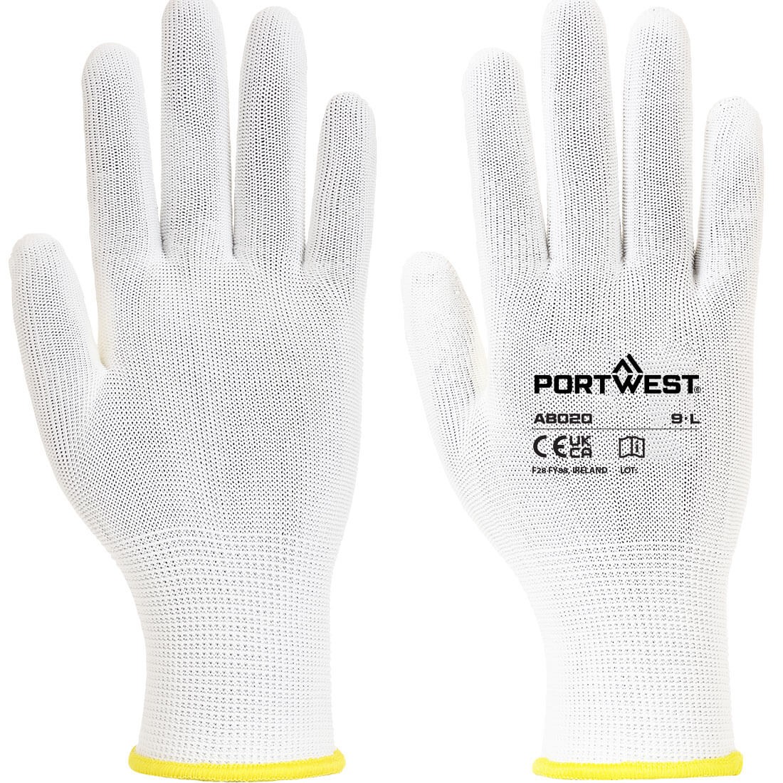Assembly Glove (360 Pairs) - Medium / White Re-usable Gloves AB020WHRM