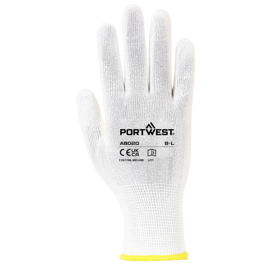 Assembly Glove (360 Pairs) - Large / White Re-usable Gloves AB020WHRL