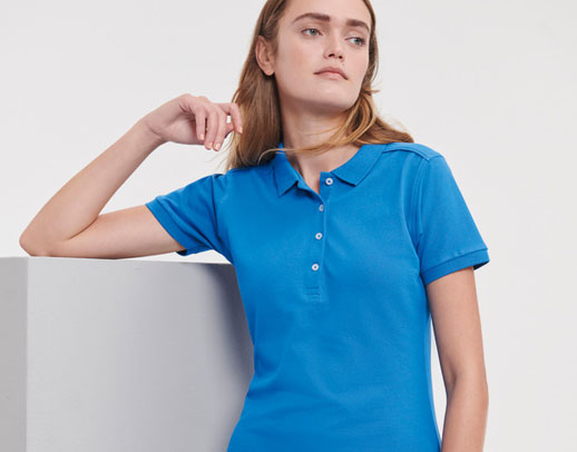 Durable professional polo shirts for workplace uniforms