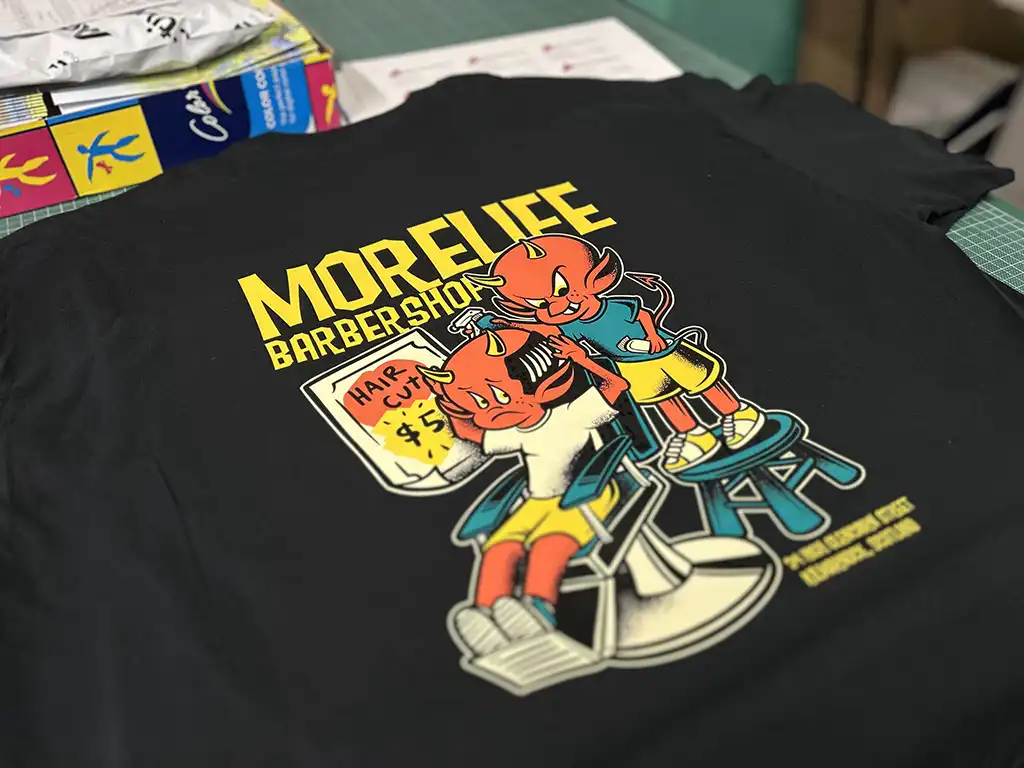 DTF clothing customisation now offered inhouse by Active Group, Scotland