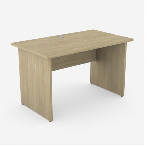 Ashford Home Office Desk - 1200 x 700mm - Panel Legs (Urban Oak)