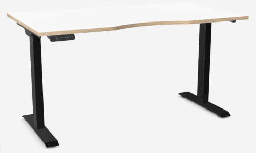 AV8 Sit Stand Height Adjustable Desk 1400 x 800mm