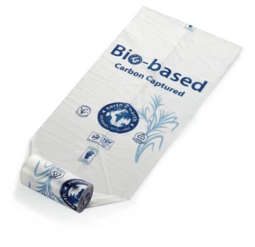 Bio Based Carbon Captured 100% Recyclable 736x990mm Natural Clear Bags Bx200