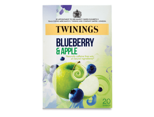 TWININGS BLUEBERRY & APPLE TEABAGS PK20