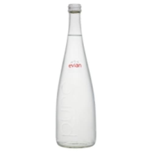Evian Still Natural Mineral Water 750ml Glass x 12