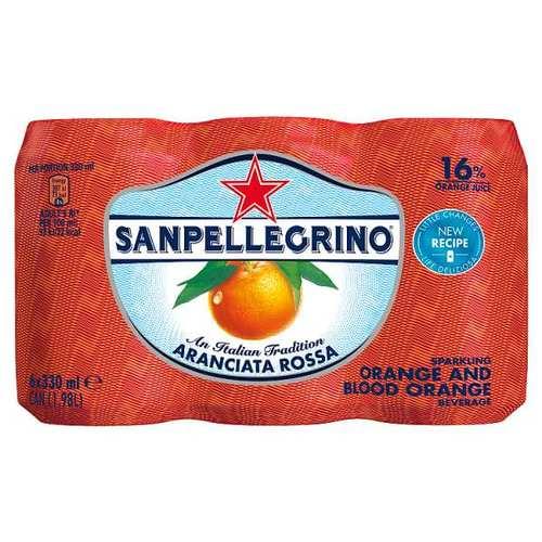SAN PELLEGRINO ARANCIATA ROSSA 330ML CAN