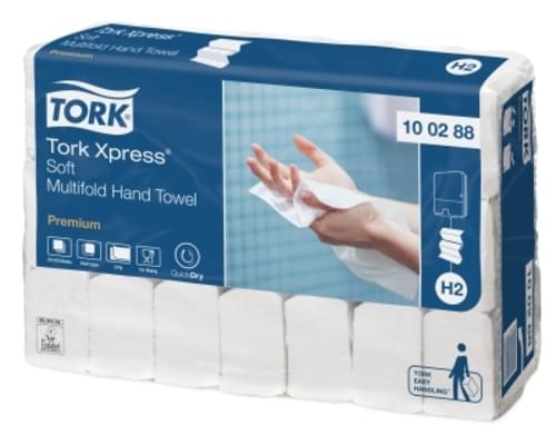 TORK XPRESS 2PLY EXTRA SOFT WHITE HAND TOWEL REFILLS 2100SHTS