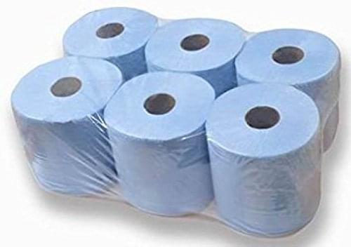 SIRIUS CENTREFEED ROLLS 2 PLY BLUE PK6