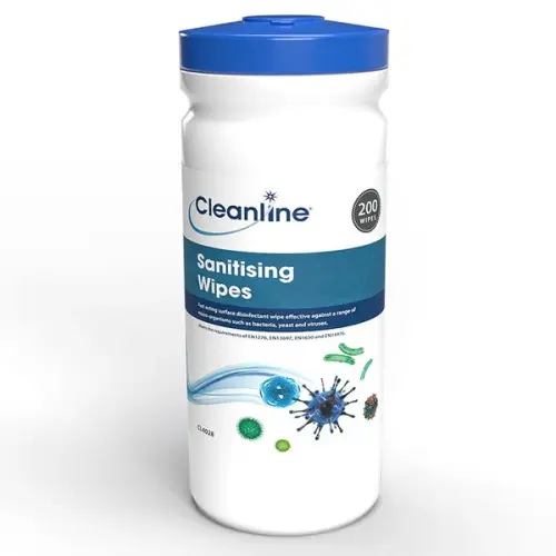 Cleanline Sanitizing Wipes Tub 200 CL4028