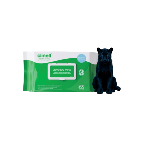 Clinell Universal Sanitising Wipes (Pack of 200) CW200