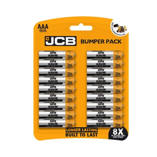 JCB AAA BATTERIES, BUMPER PACK 18