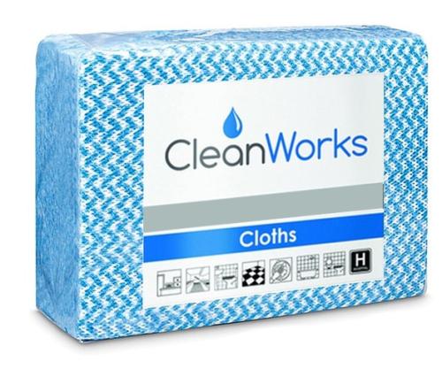 ALL PURPOSE CLOTH (J CLOTH) BLUE, PACK 50 MEDIUMWEIGHT