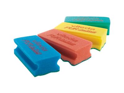 Vileda Puractive High Foam Scourer Green x 10