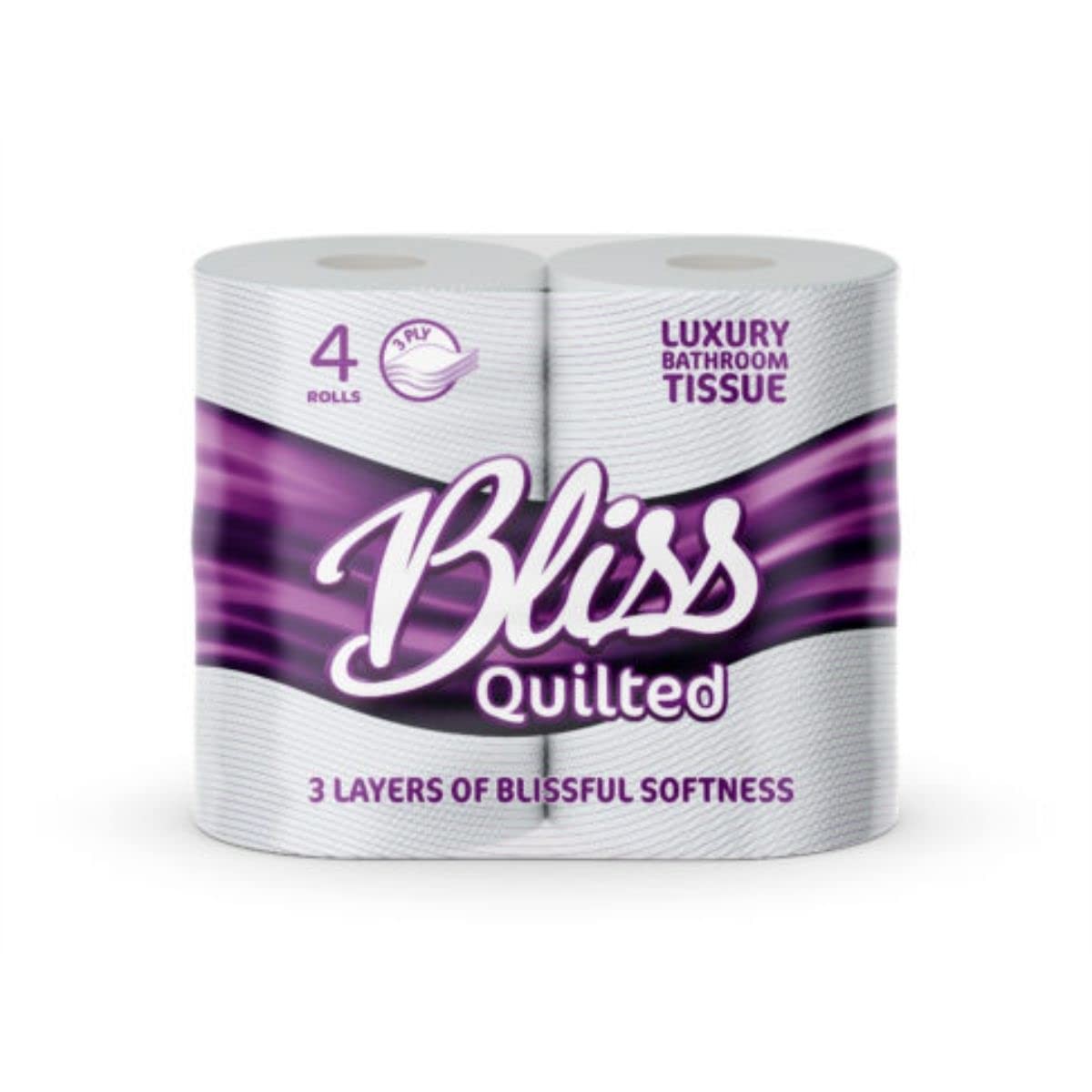 Bliss Triple Quilted Luxury Toilet Roll (Pack of 10 x 4)