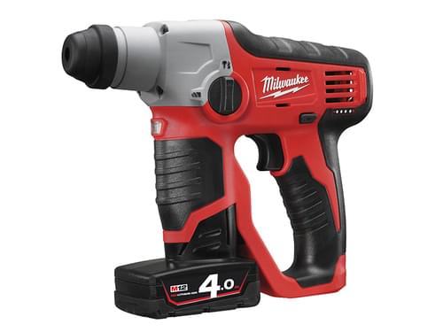M12 H-402C Compact Cordless SDS 2 Mode Hammer 12 Volt 2 x 4.0Ah Li-Ion