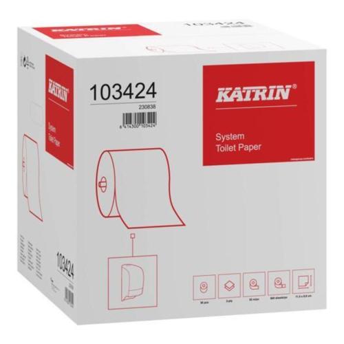 Katrin System Classic Toilet Roll Eco 800 sheets 100m x 36 rolls [103424]