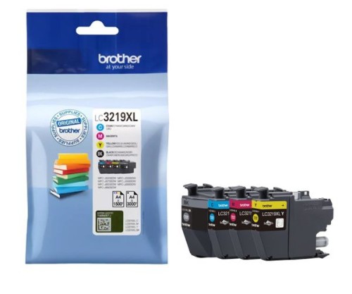 Brother LC-3219XLVAL ink cartridge Original Black, Cyan, Magenta, Yellow