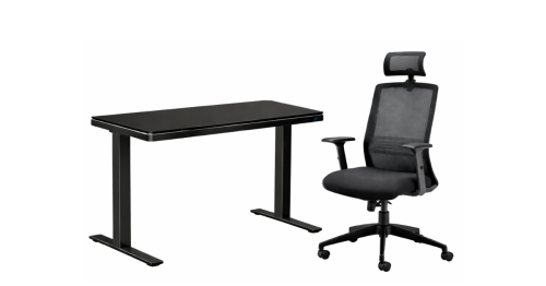 AV8 Epic Sit-Stand Desk & Denali Ergonomic Chair Bundle