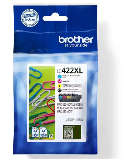 BRO INK CART VALUE PACK LC422XLVAL