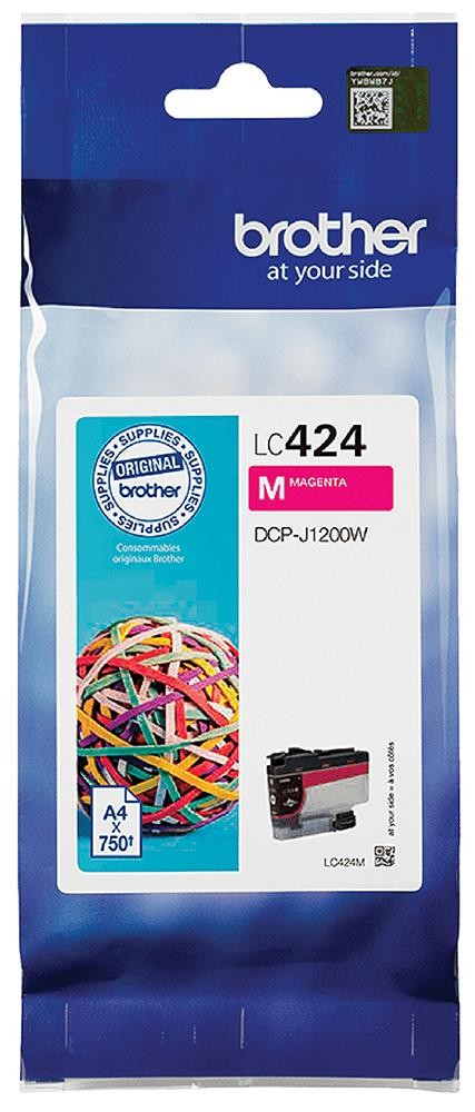 BROTHER MAGENTA INK CART LC424M