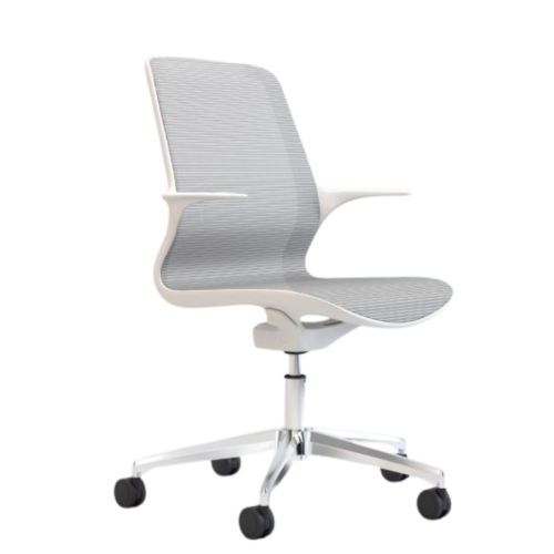 Suzi Operator Chair White Frame