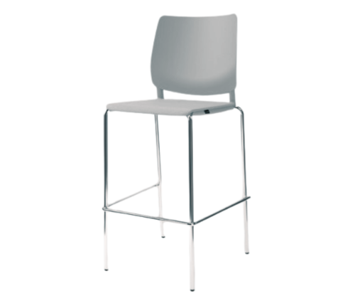 Melita High Stool Light Grey