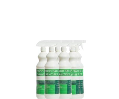 750 ml Food Safe Spray & Wipe Sanitiser (6x750ml)