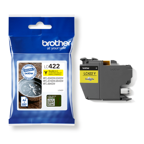 LC 422 BRO YELLOW INK CART