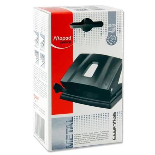 MAPED ESSENTIALS 2 HOLE PAPER PUNCH 20/25 SHEETS