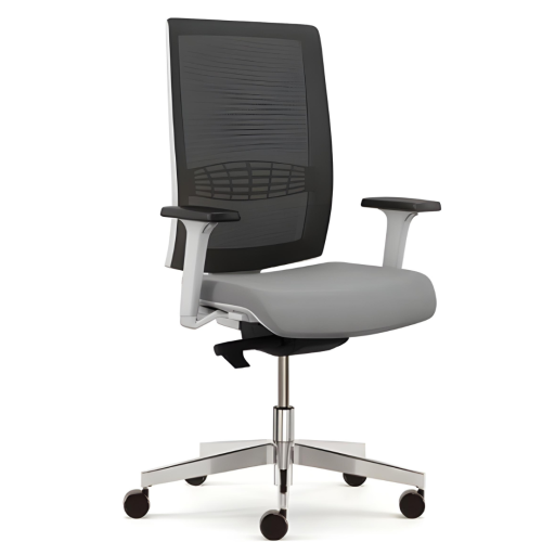 Kind Operators Chair White and Grey