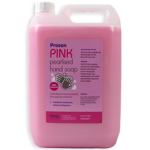 S1  5L Pink Pearlised Hand Soap