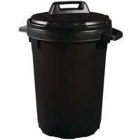 Strata 90L Heavy Duty Waste Bin with Twist-Lock Lid for Outdoor Use