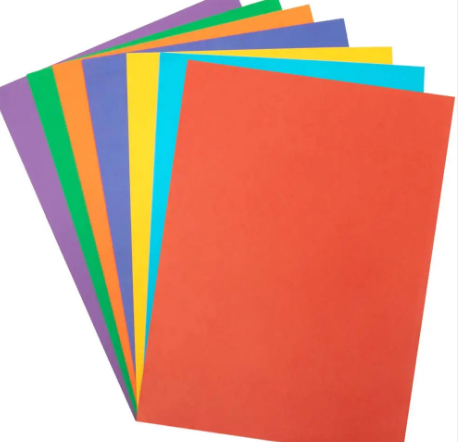 A4 Card & Paper Assorted Pack Bright Colours
