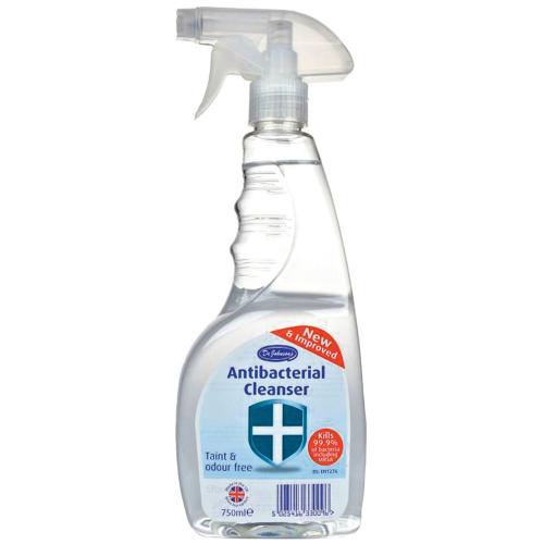 Multi-Surface Anti Bacterial Cleanser Spray Bottle 750ml