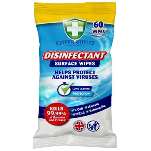 Disinfectant Surface Wipes (Pack of 60)