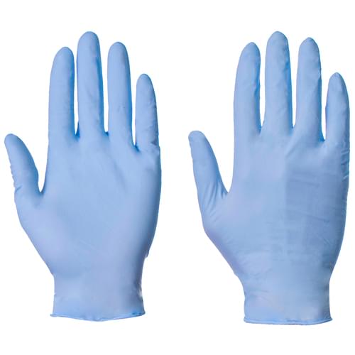 Blue Nitrile Medical p/f Medium - CASE - 10 x Box 100