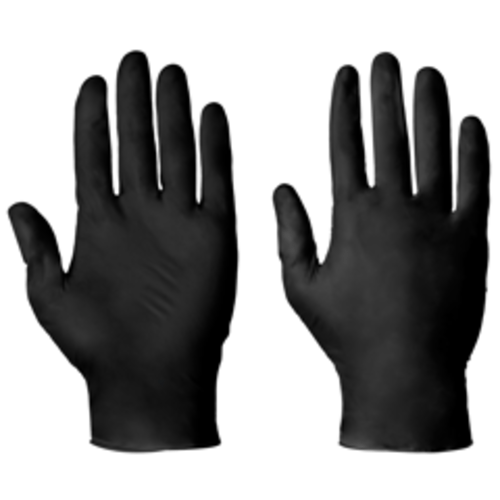 Black Nitrile Medical p/f Medium - CASE - 10 Boxes
