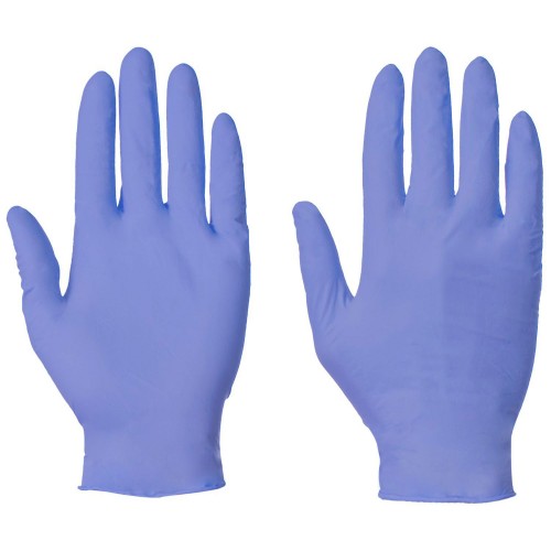 Supertouch Powder Free Nitrile Gloves Blue SMALL
