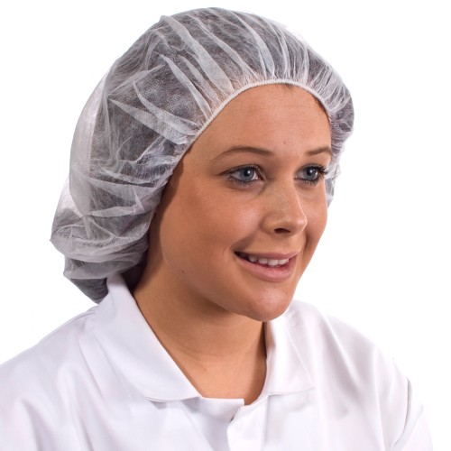 Bouffant Cap White 24 Disp - 10x100