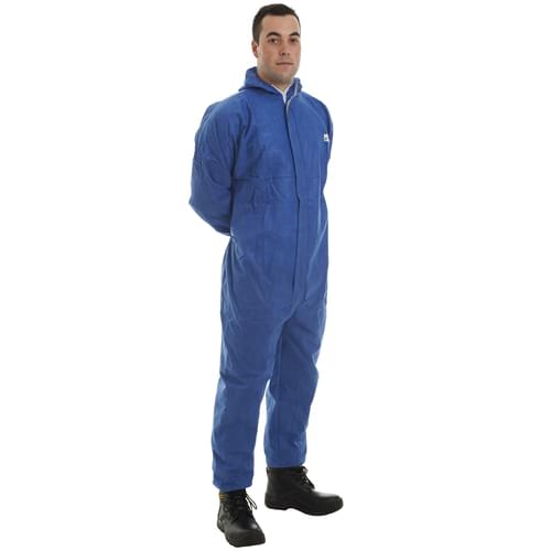 Supertex SMS disposable coverall 55g/m2 Blue - 4XLarge