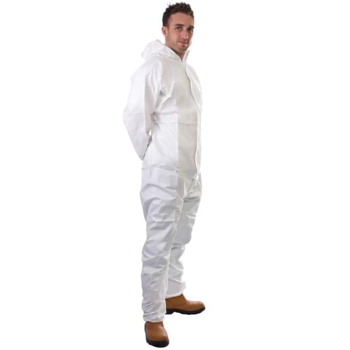 White Disp Coverall 65g/m2 -Supertex PLUS- - XXXXL
