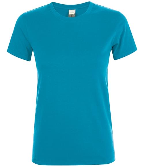 SOLS Lds Regent T-Shirt Aqua Size XXL
