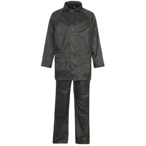 Rainsuit Polyester/pvc 170T Green S 20pieces