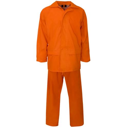 Rainsuit Polyester/pvc 170T Orange S 20pieces