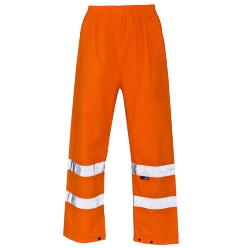 HV Overtrousers 300D Oxford PU Orange Ankle band 2XL 20pieces