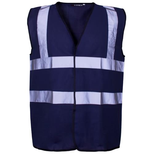 Hi-Vis Vest BLUE Gio 2B C2 2XL - 50pieces