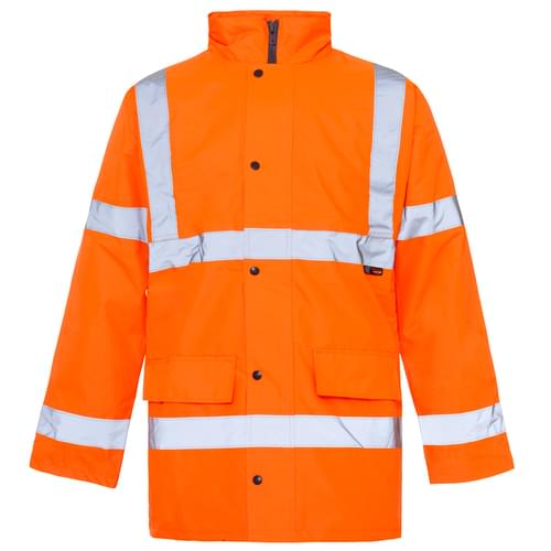 Hi-Vis Jacket Orange Std 3XL - 10pieces