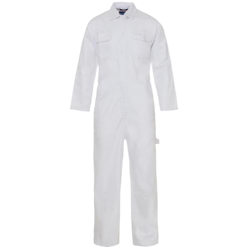 Poly Cotton Coverall White 210gms- 3XL