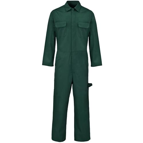 Poly Cotton Coverall B/Green 210gms- S